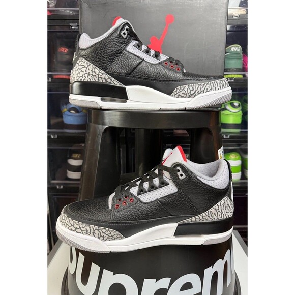 Air Jordan 3 Retro OG Mid Black Cement 2018 Deadstock - Size 10 main image 7